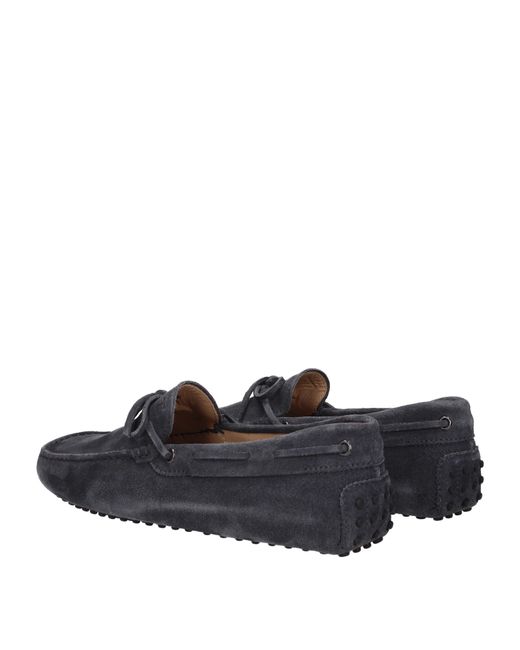 Tod's Blue Mocassini Suede for men
