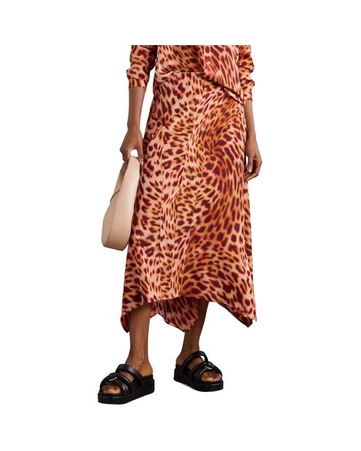 Stella McCartney Brown Silk Dress