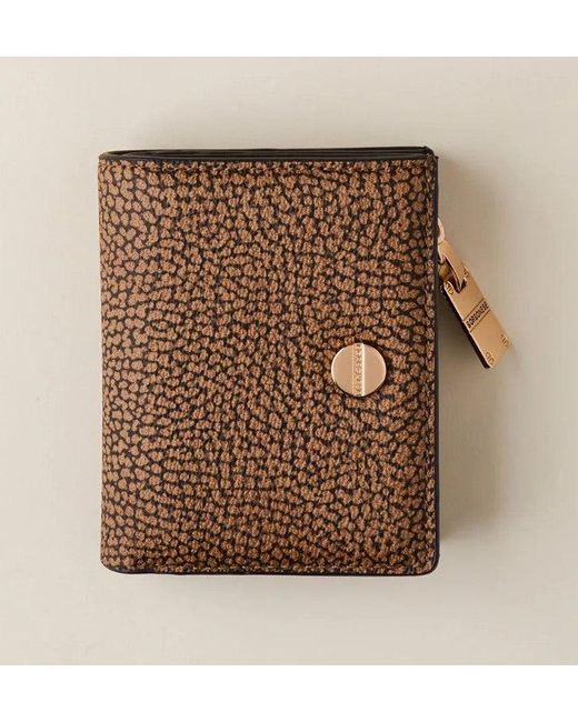Borbonese Brown Vite Small Wallet