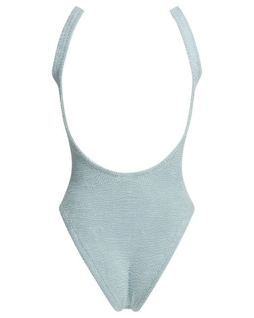 Hunza G Lightblue Polyamide Elastane Swimwear
