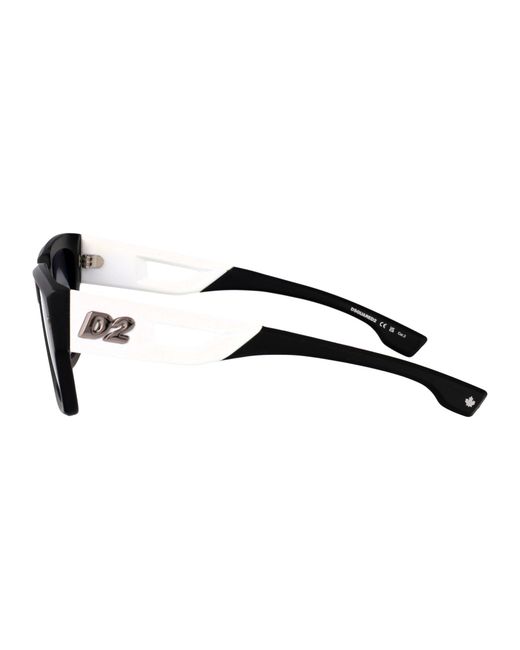 DSquared² Black Squared Sunglasses D2 0143/S 003 for men