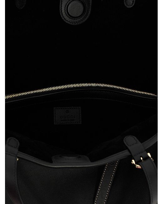 Gucci Medium 'Gg Embleem' Boodschappentas in het Black