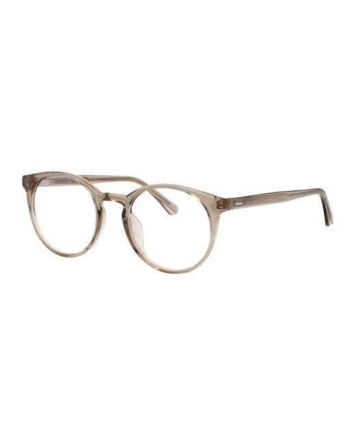 Calvin Klein Brown Crystal Acetate Glasses
