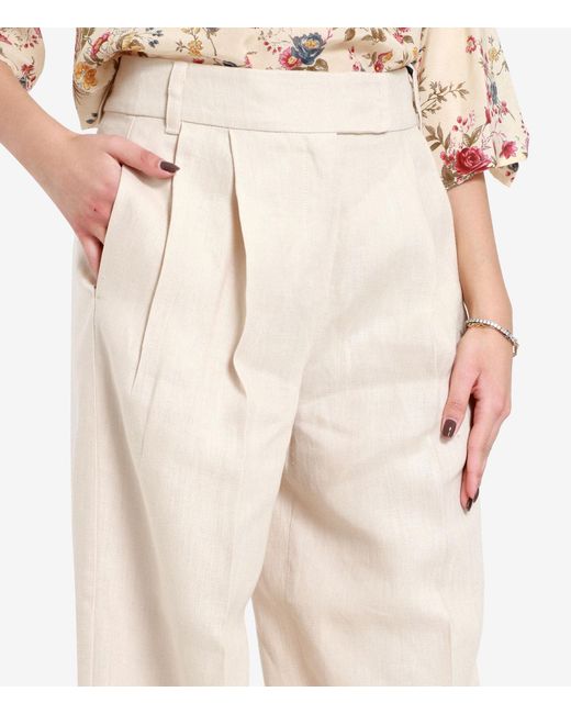 Max Mara White Trousers