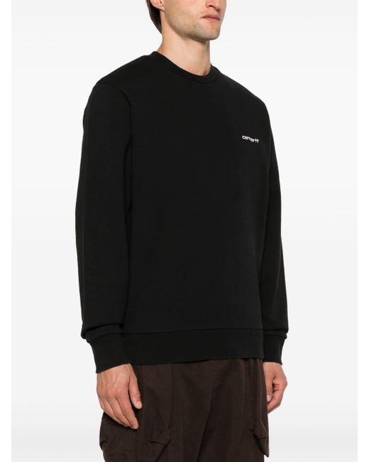 Carhartt Black Script Embroidery Sweat for men