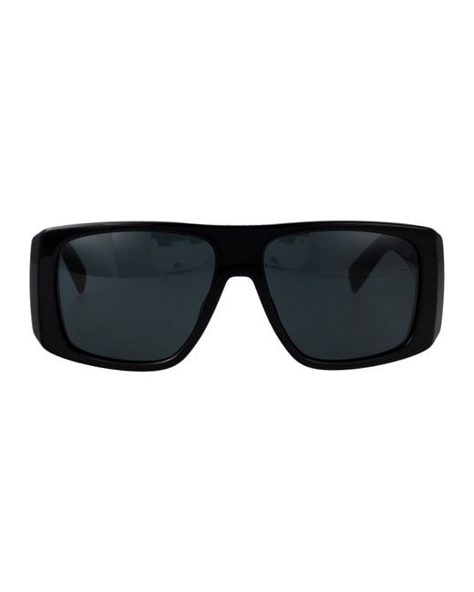 Saint Laurent Black Squared Sunglasses Sl 832 001