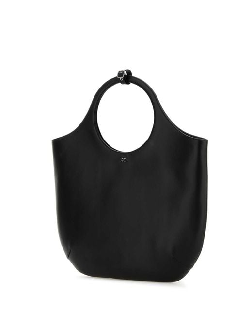Courreges Black Holy Large Tote