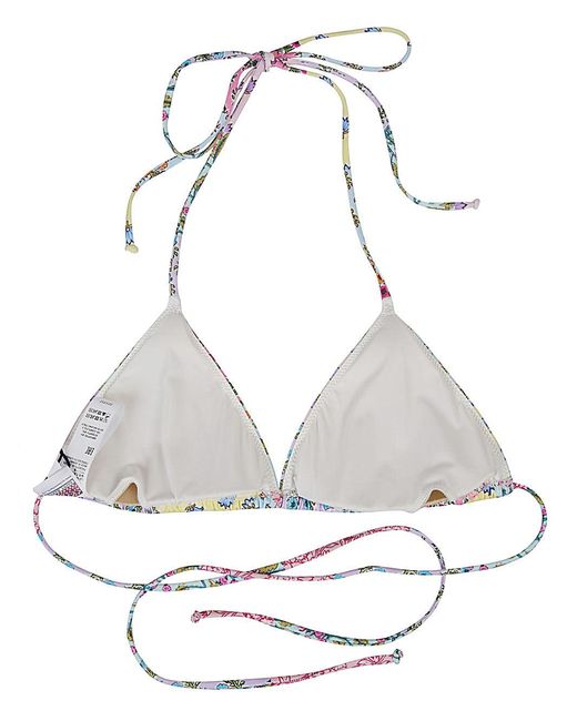 Mc2 Saint Barth Multicolor Triangle Bikini Top