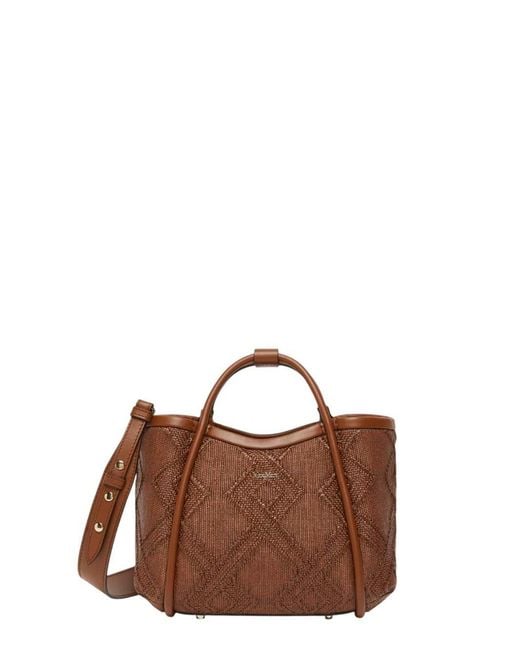 Max Mara Brown Extra Small Marine Bag