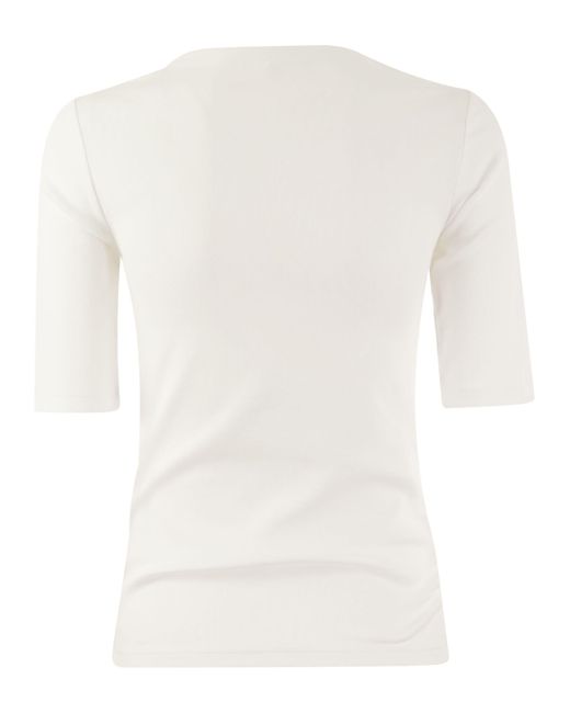 Peserico Pesico T -shirt Bianco in het White