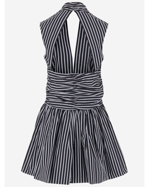 Patou Black Mini Dress With Open Back