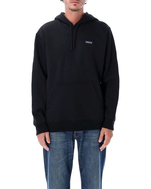 Patagonia Blue P-6 Label Uprisal Regular-Fit Hoodie With Adjustable Hood for men