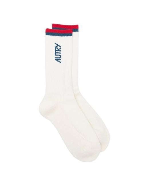 Autry White Socks Main Unic