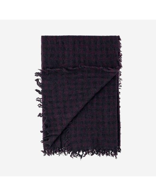 Faliero Sarti Blue Paoletto Cashmere und Woll Mischschal