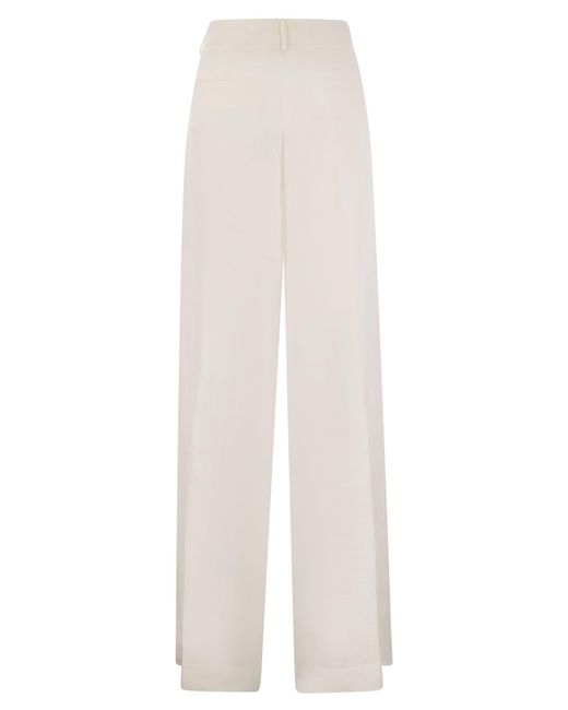 Tulipano Linage large pantalon Antonelli en coloris White