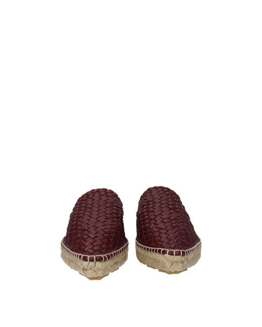 Bottega Veneta Brown Merlot Leather Sandals And Clogs