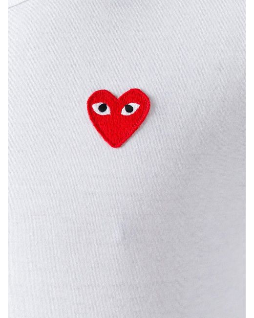 Comme des Garçons White Cotton T-Shirt