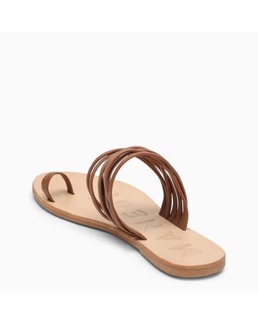 Manebí Brown Leather Canyon Sandal