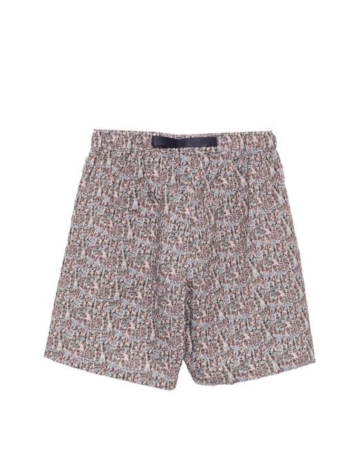 LC23 Purple Limonta Flowers Shorts