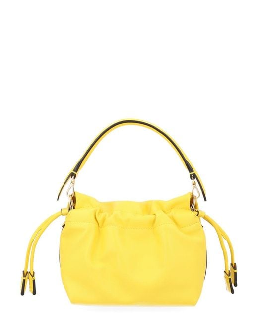Fendi Yellow Borsa "Mamma Baguette" Small