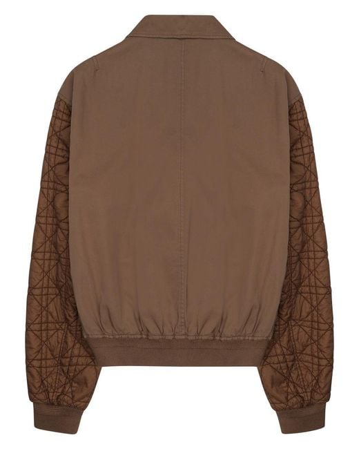 Dior Brown 100% Cotton Jacket for men