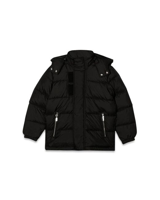 Givenchy Long Down Jacket Met Kap in het Black