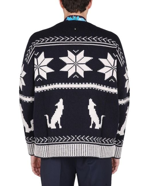 Etro Blue Sweater for men
