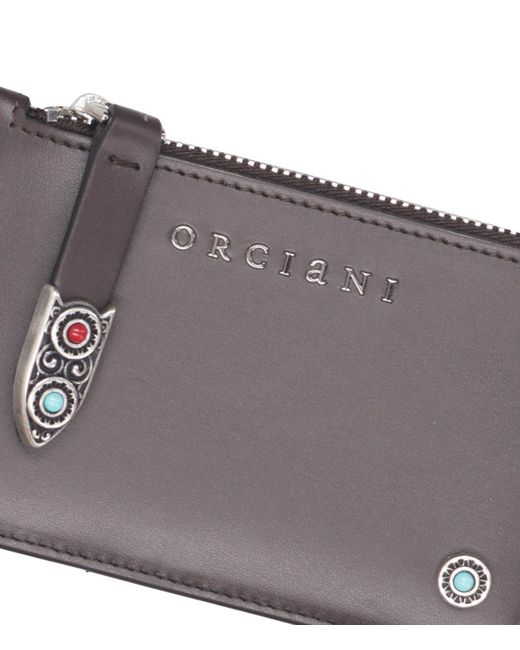 Orciani Gray Wallets
