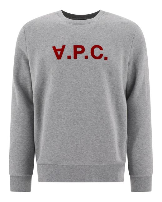 A.P.C. Gray "vpc" Sweatshirt for men