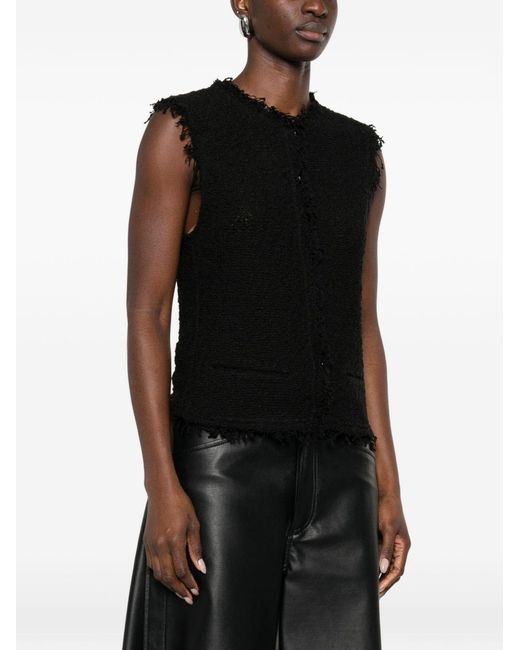 IRO Black Shanny Cotton Vest