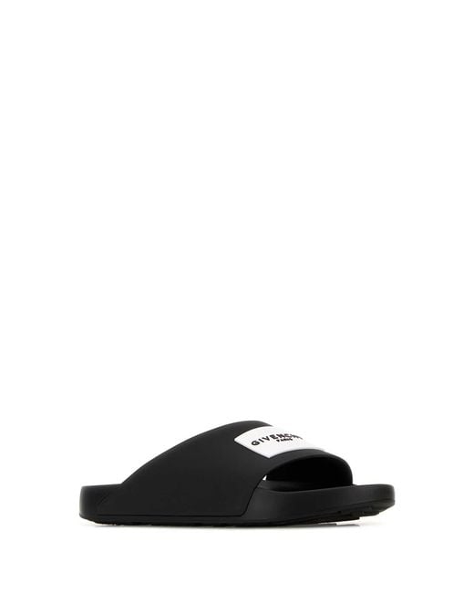 Givenchy Black Label Slide Flat Sandal for men