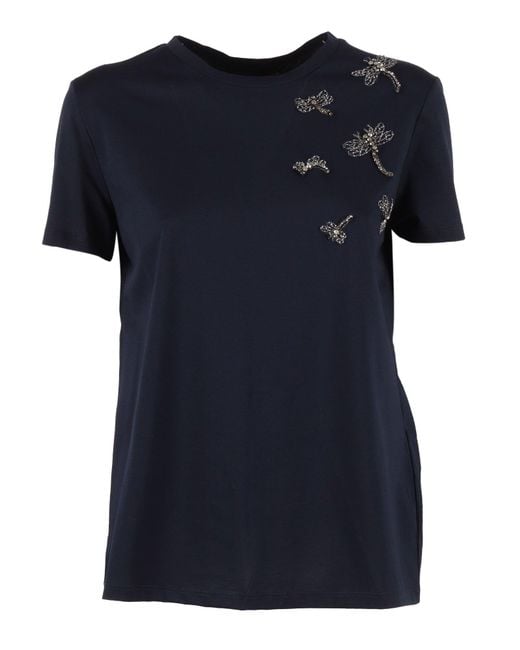 Max Mara Blue T-Shirt M/C