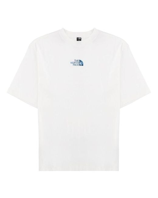 The North Face White T Shirt Con Logo