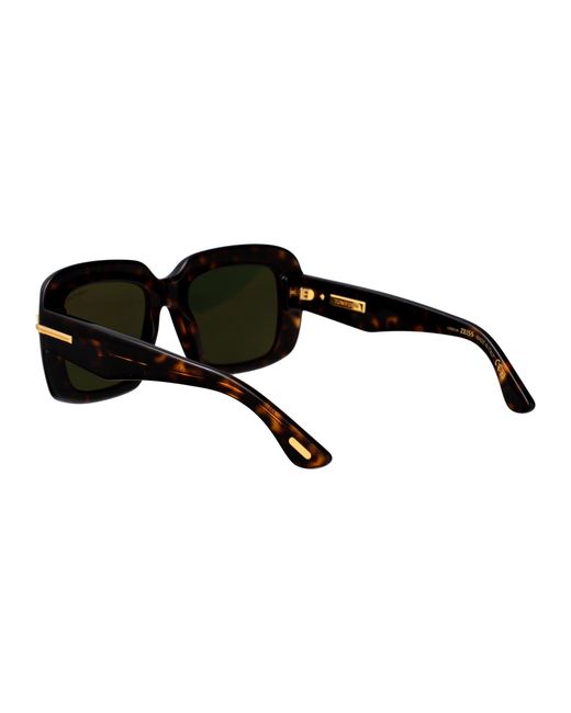 Tom Ford Black Ft1330 Acetate Sunglasses