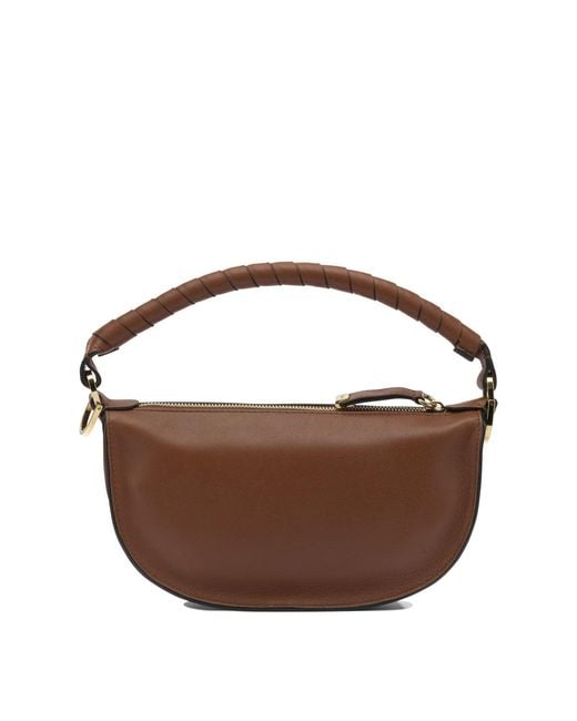 Chloé Brown Small "Marcie" Shoulder Bag