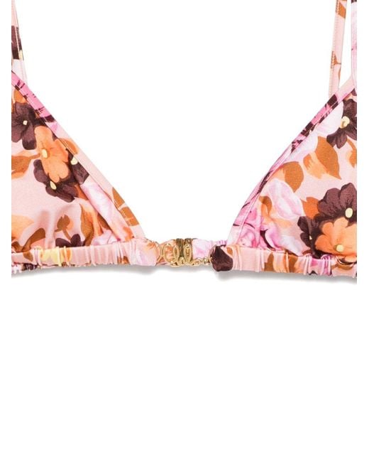 Chloé Pink Triangle Bikini Top