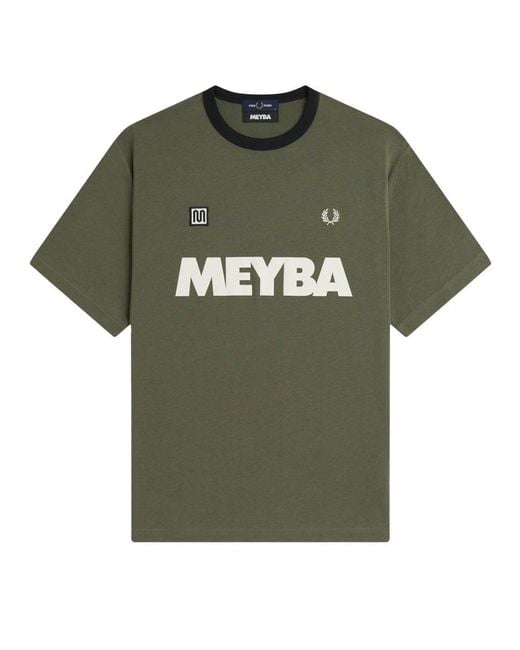 Fred Perry Green T Shirt "Ringer Meyba"