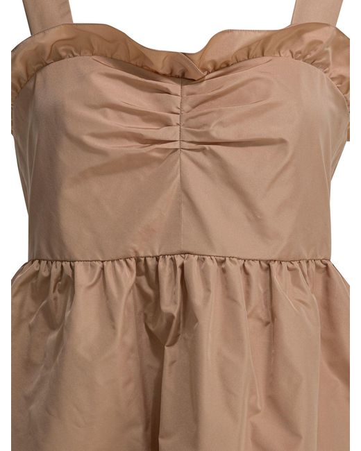 Chloé Brown Balloon Dress