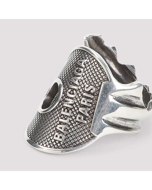 Balenciaga Metallic Neverlost Ring