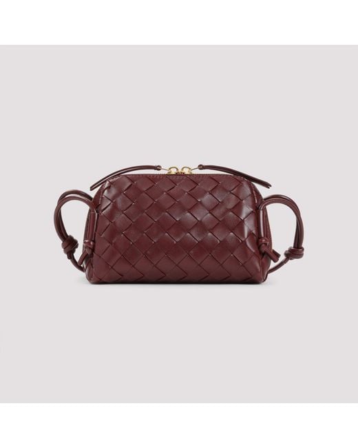 Bottega Veneta Brown Leather Concert Bag