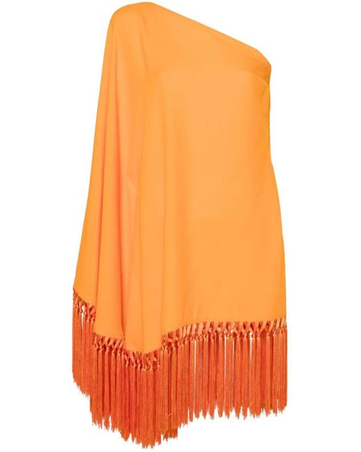 Plus grande marmo pré piccolo arno robe courte frangée TALLER MARMO PRE en coloris Orange
