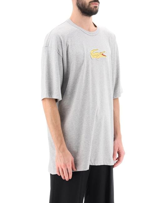 Lacoste Golden Crocodile T Shirt Comme des Garçons pour homme en coloris Gray