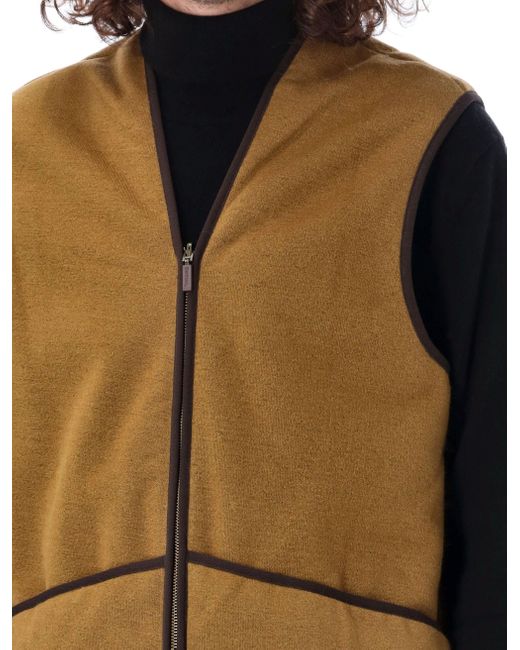 Barbour Blue Warm Pile Waistcoat/Zip-In Liner
