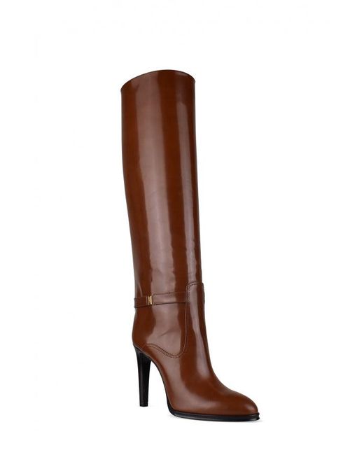 Saint Laurent Brown Diane Boots