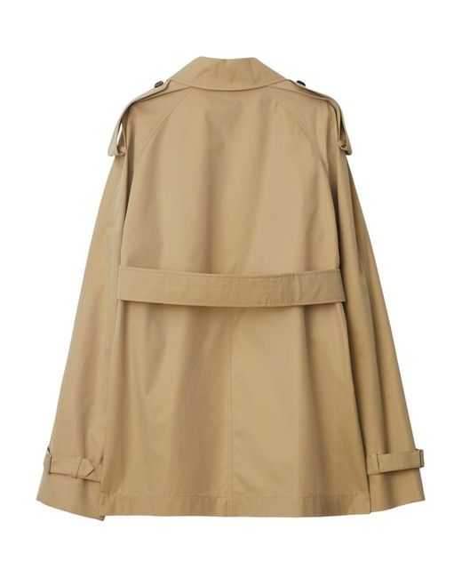 Burberry Natural Cotton Trench Coat
