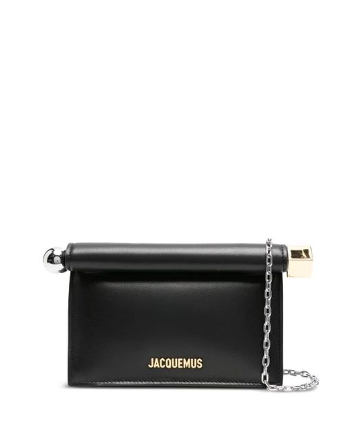 Jacquemus Black The Small Ronde Carré Clutch