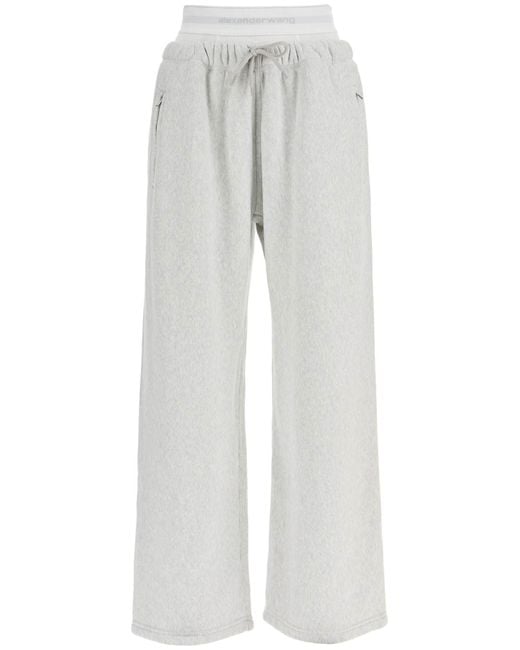 Alexander Wang Gray Joggers With Boxer Insert