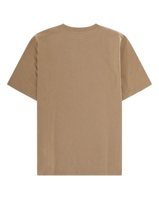 Maison Kitsuné Natural T Shirt "Dressed Fox"