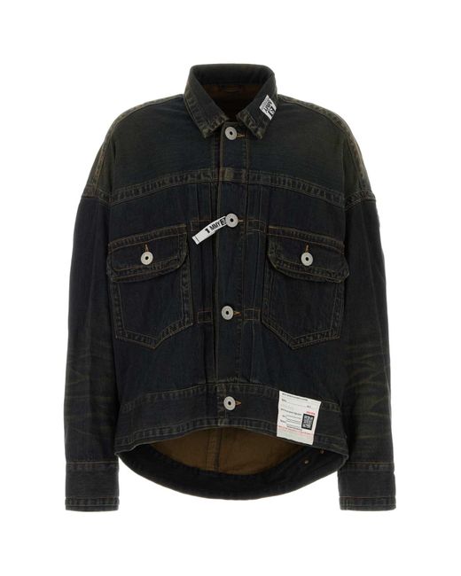 Maison Mihara Yasuhiro Black Denim Jacket for men