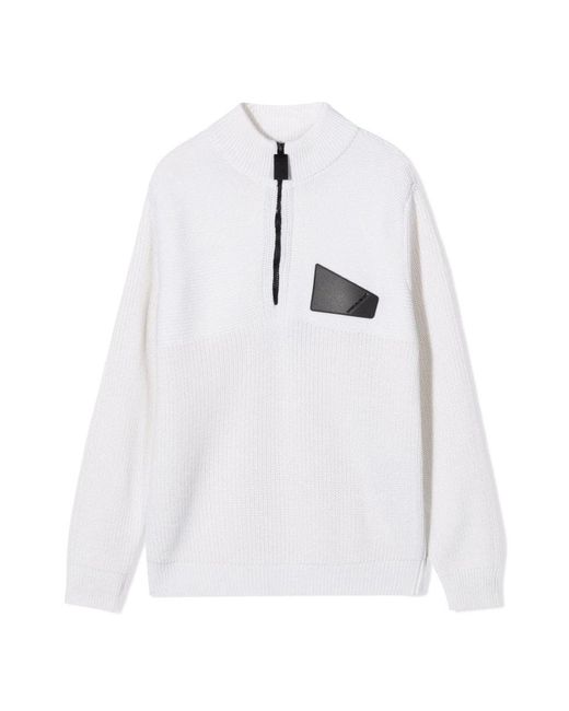 Emporio Armani White Pullover